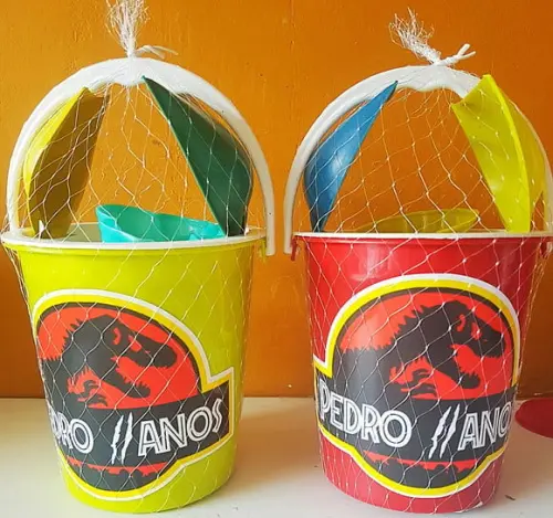 Balde de praia Jurassic Park