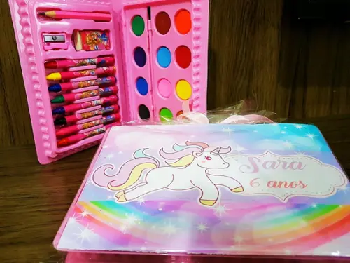 Estojo de pintura com 30 peças