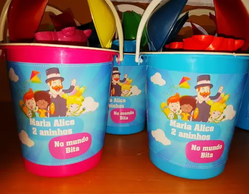 Kit balde de praia 5 peças
