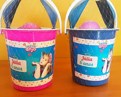 Kit baldinho de praia 5 peças