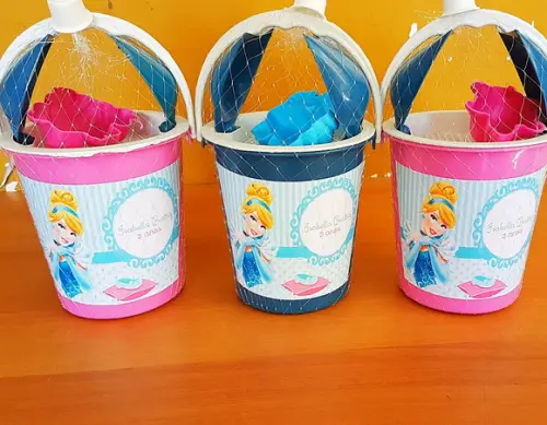 Kit baldinho de praia 5 peças