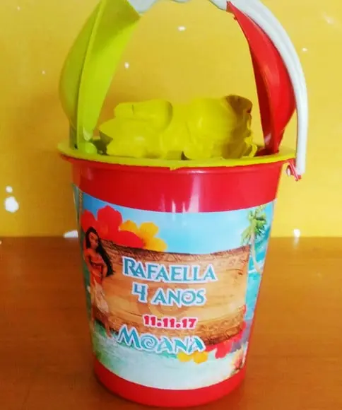 Kit baldinho de praia 5 peças