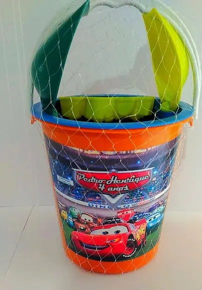 Kit baldinho de praia 5 peças
