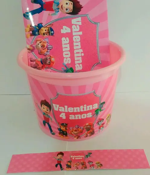 Kit cinema Patrulha Rosa