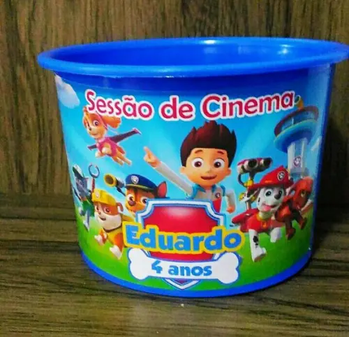 Balde personalizado - Patrulha canina