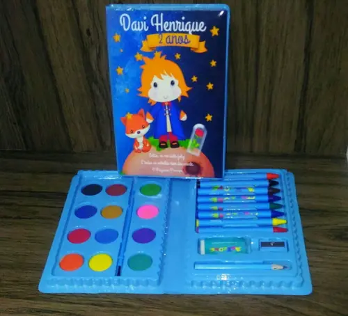 Estojo de pintura Pequeno Príncipe
