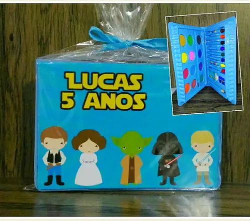 Estojo de pintura com 30 peças