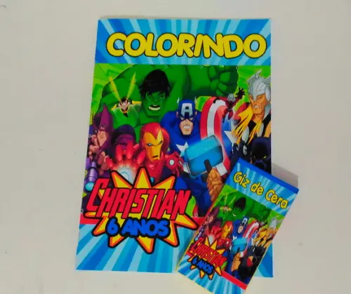 Kit colorir Vingadores