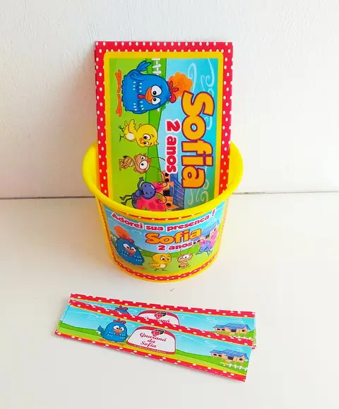 Kit cinema Galinha Pintadinha