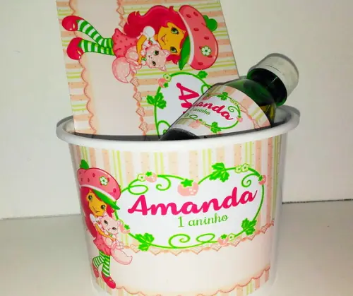 Kit cinema moranguinho