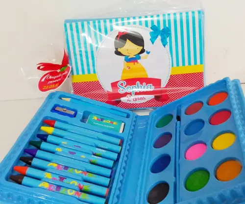 Estojo de pintura com 30 peças