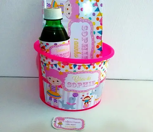 Kit cinema Circo Rosa