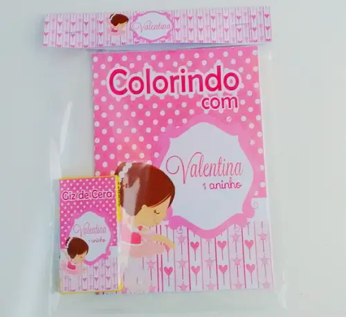 Kit colorir - Bailarina