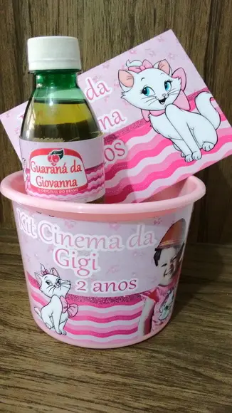 Kit cinema Gatinha Marie