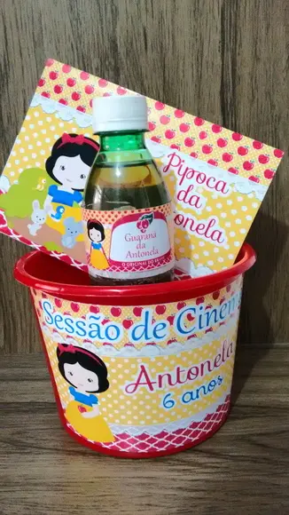 Kit cinema Branca de neve