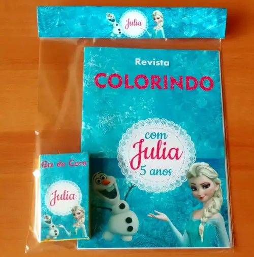 Kit colorir Frozen