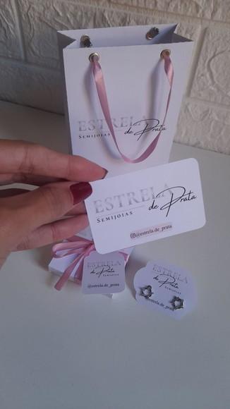 Kit Entrega Sacola de Papel com Caixa e Tags