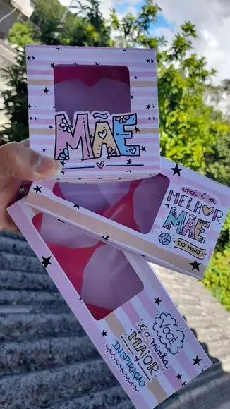 Arquivo de corte trio caixinhas para doces e corações