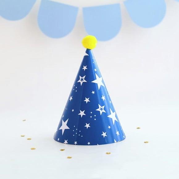 Chapeuzinho de Festa Estrelas - 3 Unidades