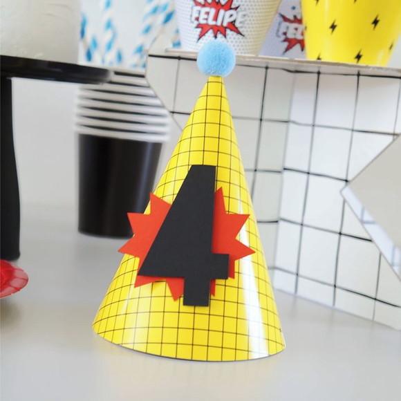 Chapeuzinho Festa Super Herói (3 Un)