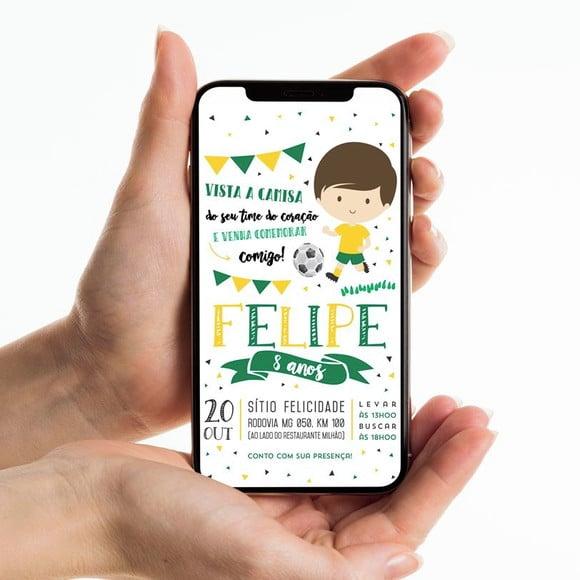 Convite Digital Futebol