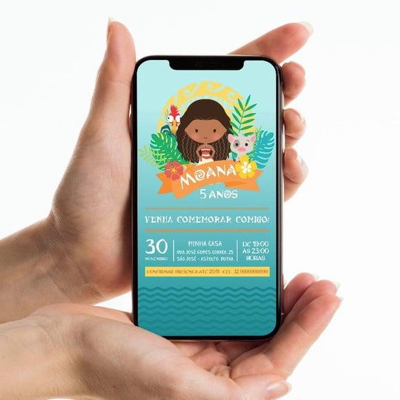 Convite Digital Moana