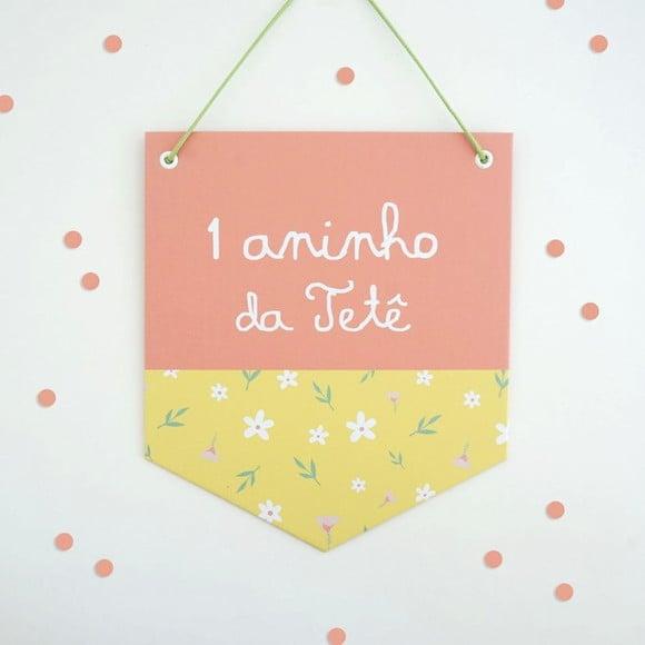 Flâmula de Papel - Coleção Bicho Preguiça - Decoração Festa