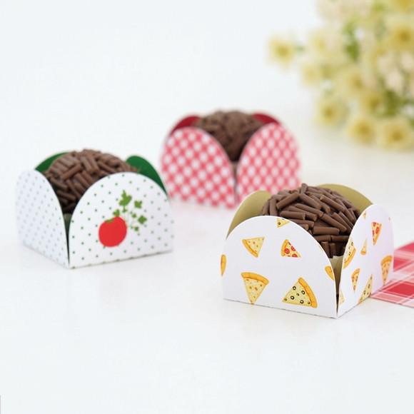 Forminhas para Docinho - Festa Pizzaria (12un.)