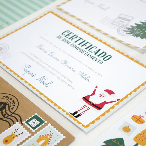 Kit Cartinha de Natal (2) - Carta para o Papai Noel