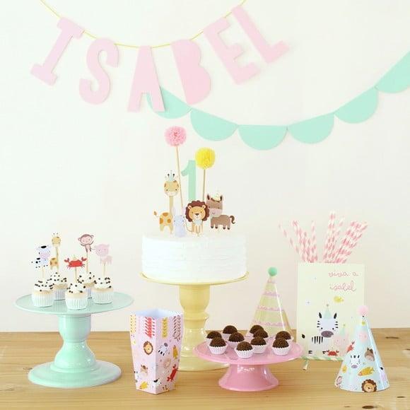 Kit Festa - Animais - Candy Colors