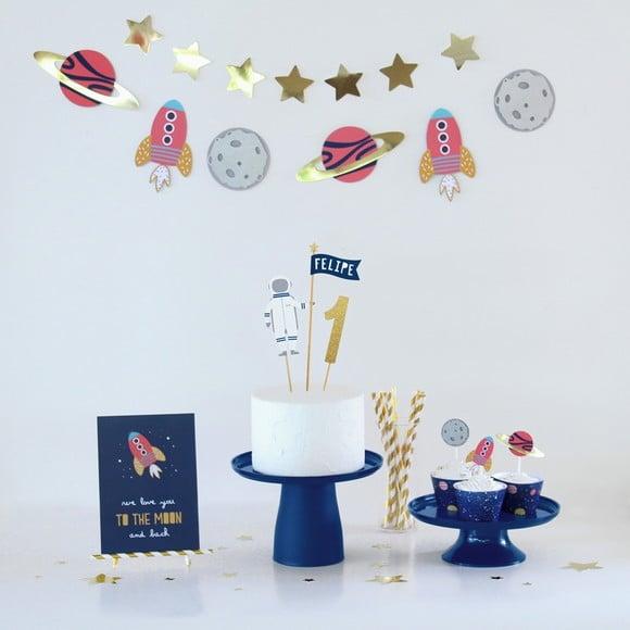 Kit Festa - Astronauta - Espaço - Aniversário Infantil