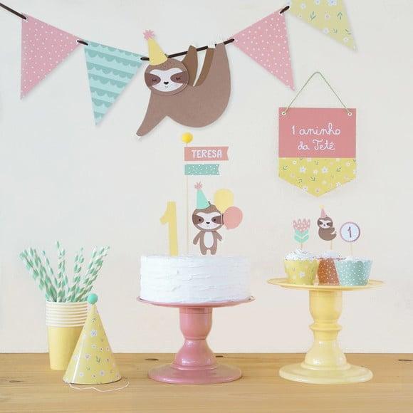 Kit Festa - Bicho Preguiça - Aniversário Infantil