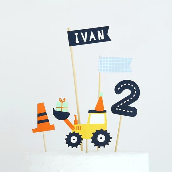 Kit Festa - Tratores e Caminhões - Construção