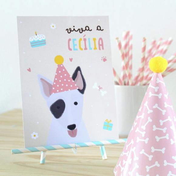 Kit Festa Cachorrinhos (rosa)