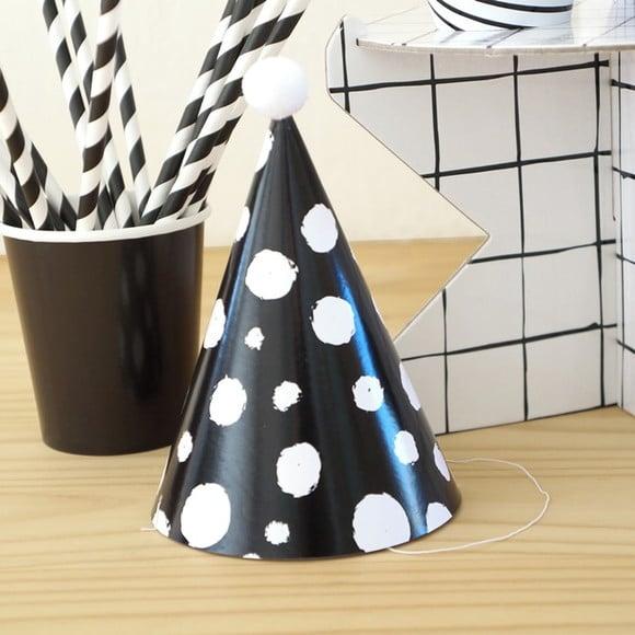 Kit Festa Preto e Branco - sem Tema - Minimalista