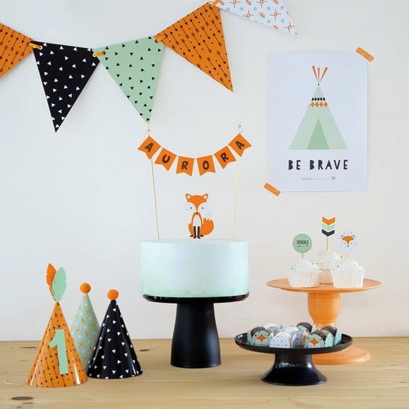 Kit Festa Raposinha - Decoração Aniversário Infantil