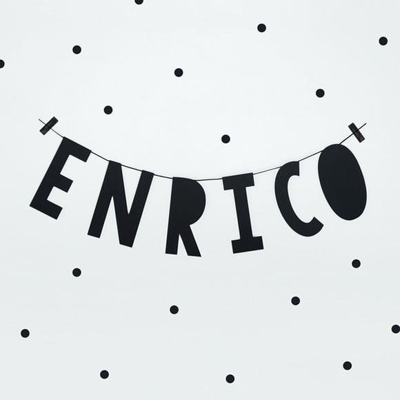 Letreiro de Papel com Nome - até 10 Letras