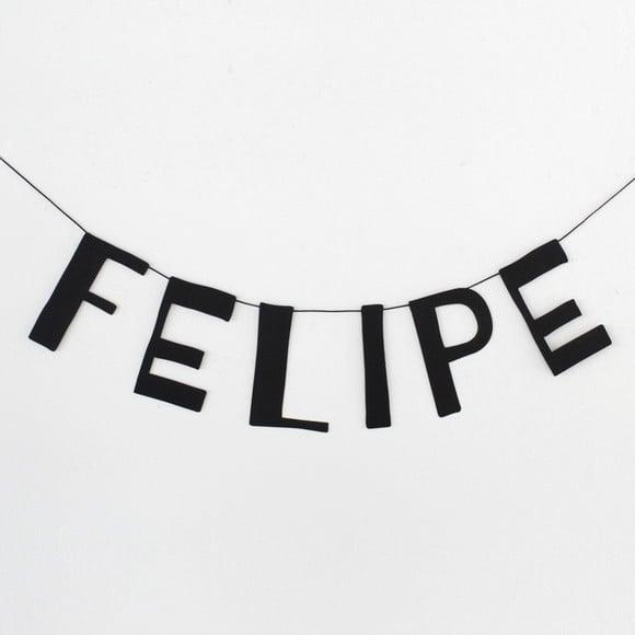 Letreiro de Papel com Nome - até 10 Letras