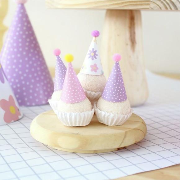 Miniatura Chapeuzinhos (12 Un.) - Flores e Borboletas