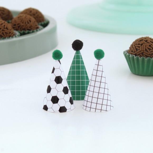 Miniatura Chapeuzinhos Futebol (12 Un.)