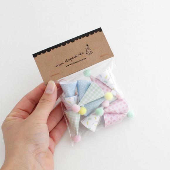 Miniatura Chapeuzinhos Candy Colors (12 Un.)