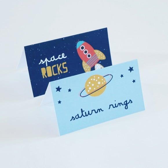Plaquinhas Tema Astronauta - Festa Espaço - Decoração (6 Un)