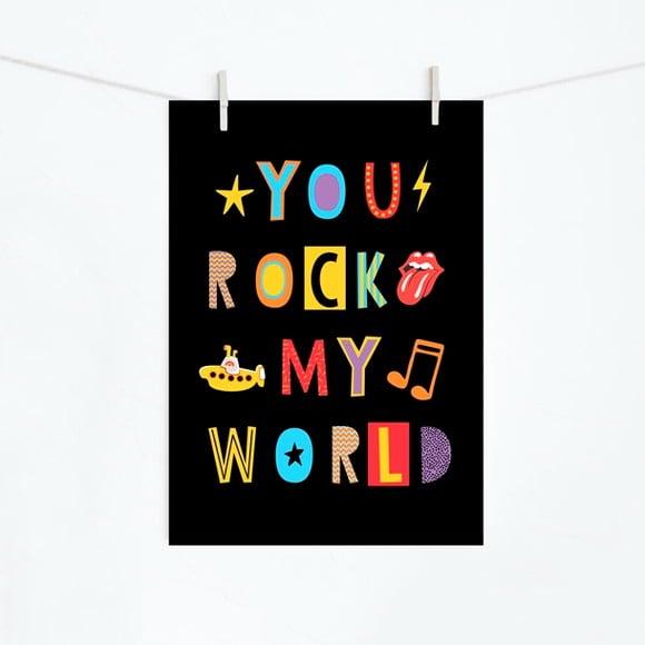 Pôster You Rock My World A4