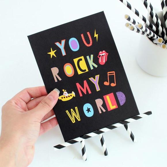 Quadrinho - You Rock My World - Festa Rock