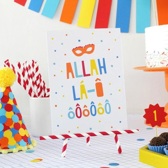Quadrinho Carnaval - Alláh Lá Ôh