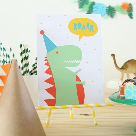 Quadrinho de Mesa - Dinossauro T-rex