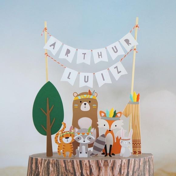 Topo de Bolo - Bosque Tribal