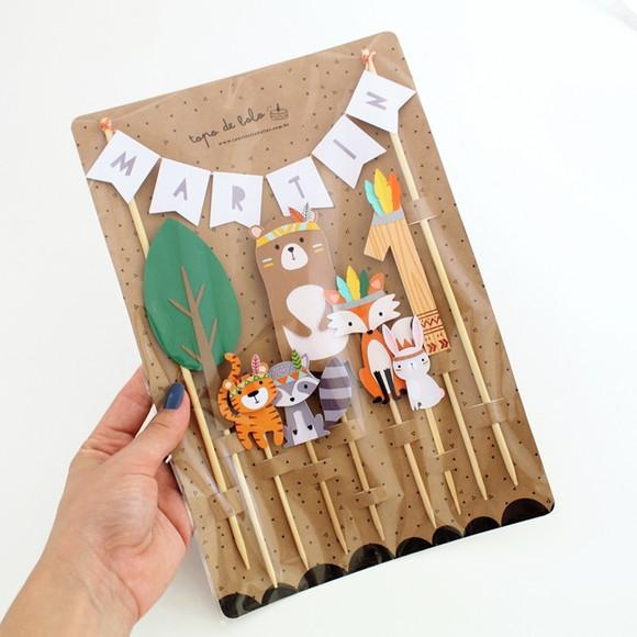 Topo de Bolo - Bosque Tribal