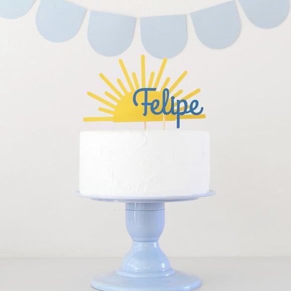 Topo de Bolo - Sol