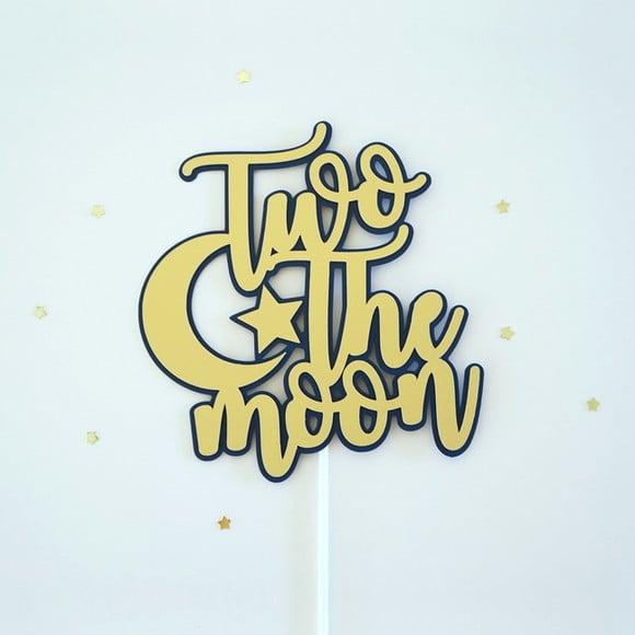 Topo de Bolo two The Moon